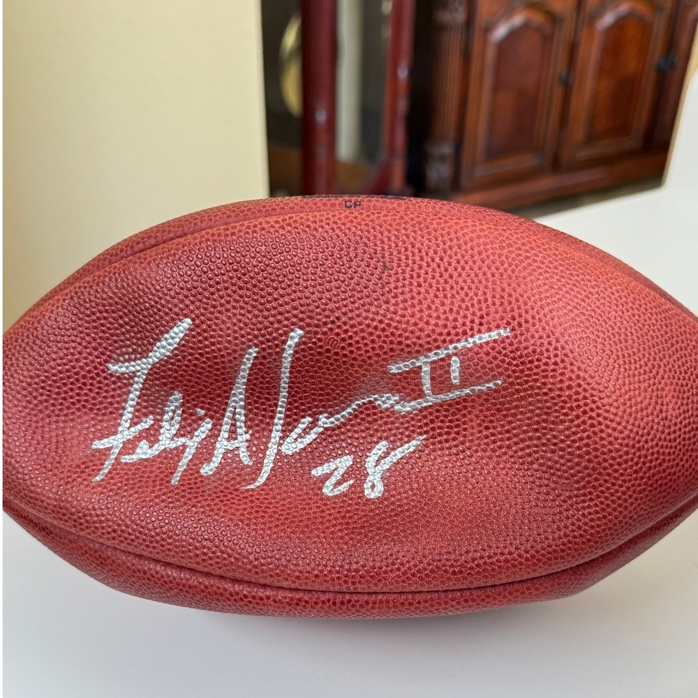Felix Jones #28 Signed Wilson The Duke NFL Football Dallas Cowboys Autograph